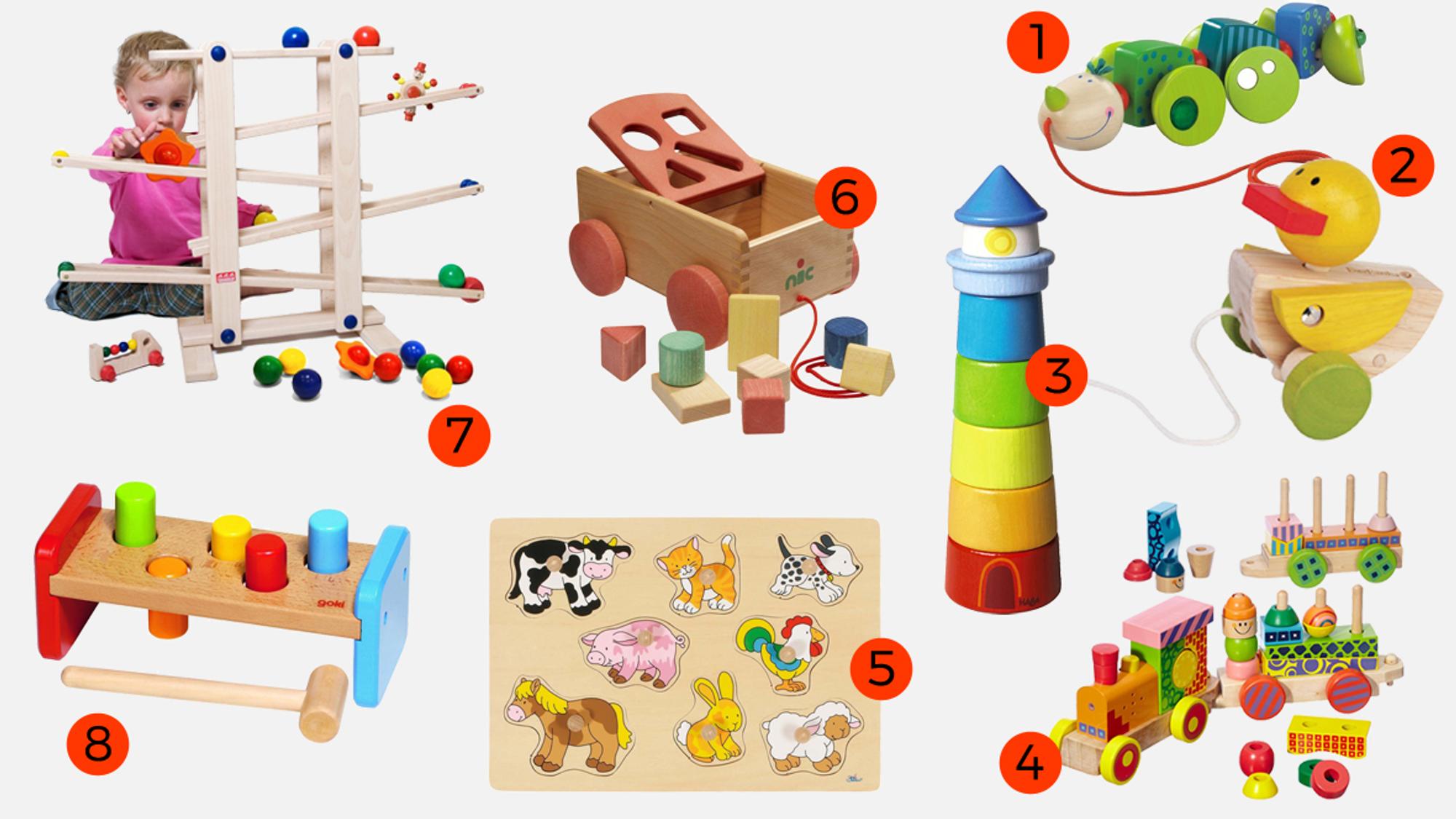 Holzspielzeug für 1-Jährige