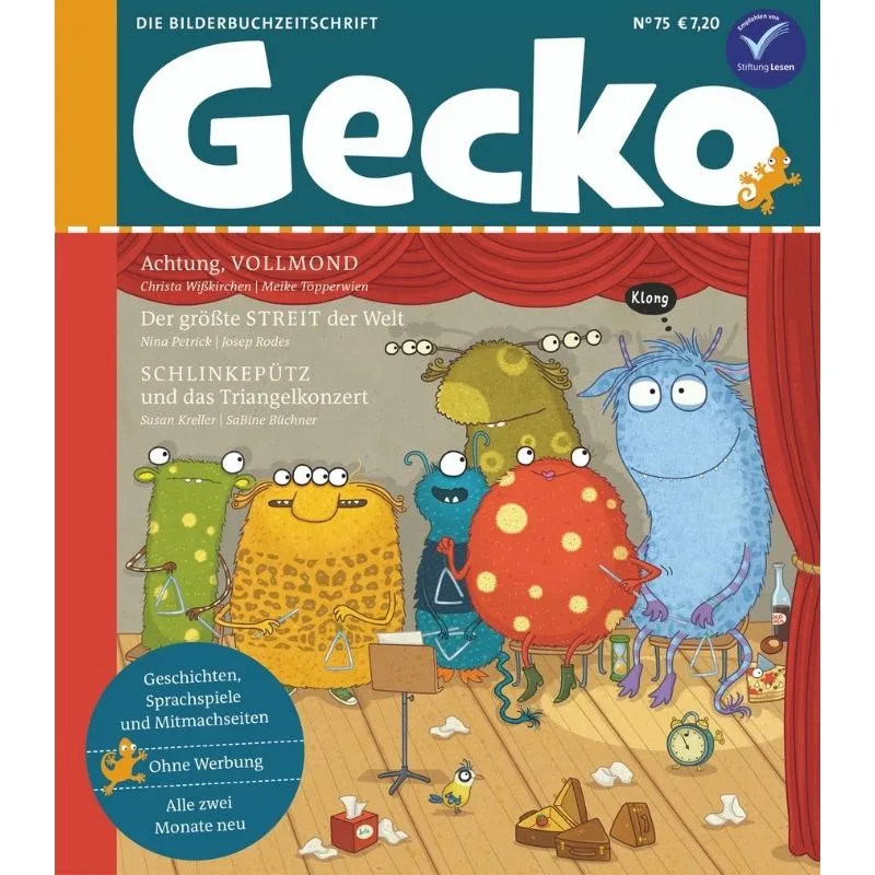 Kinderzeitschrift Cover Gecko