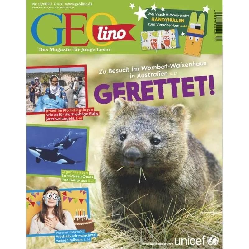 Kinderzeitschrift Cover GEOlino