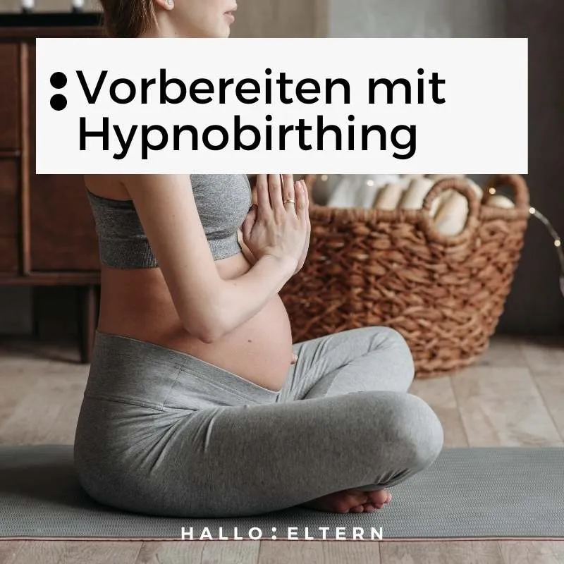 Schwangere Frau macht Selbsthypnose
