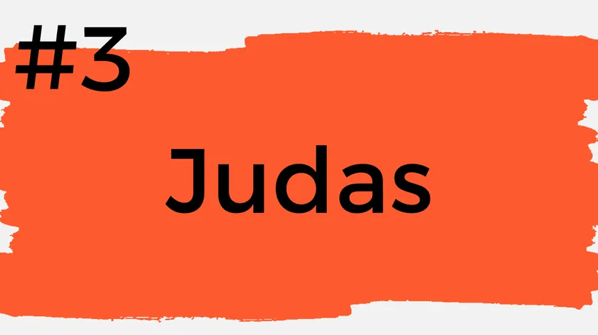 Verbotene Vornamen: Judas
