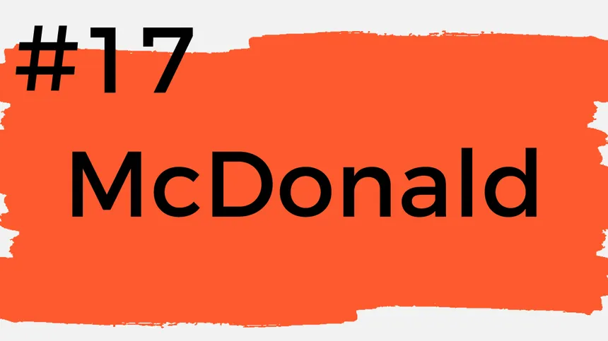 Verbotene Vornamen: McDonald
