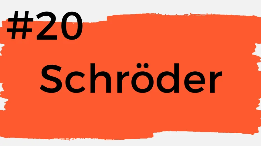 Verbotene Vornamen: Schröder