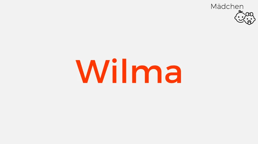 altdeutsche Mädchennamen: Wilma