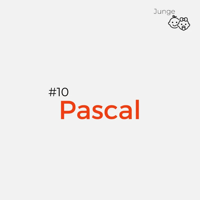 Disney Name: Pascal