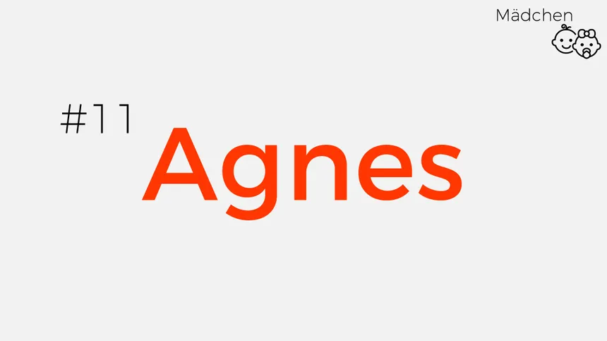 Mädchennamen aus Pop-Songs: Agnes