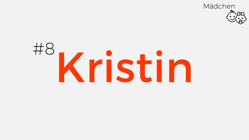 Mädchennamen aus Pop-Songs: Kristin
