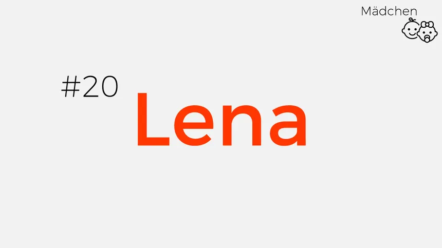 Mädchennamen aus Pop-Songs: Lena