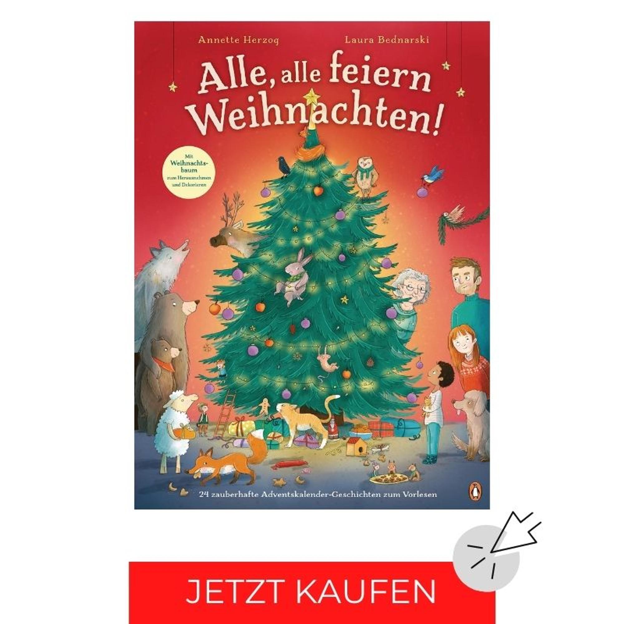 Adventskalender-Buch: Alle, alle feiern Weihnachten!