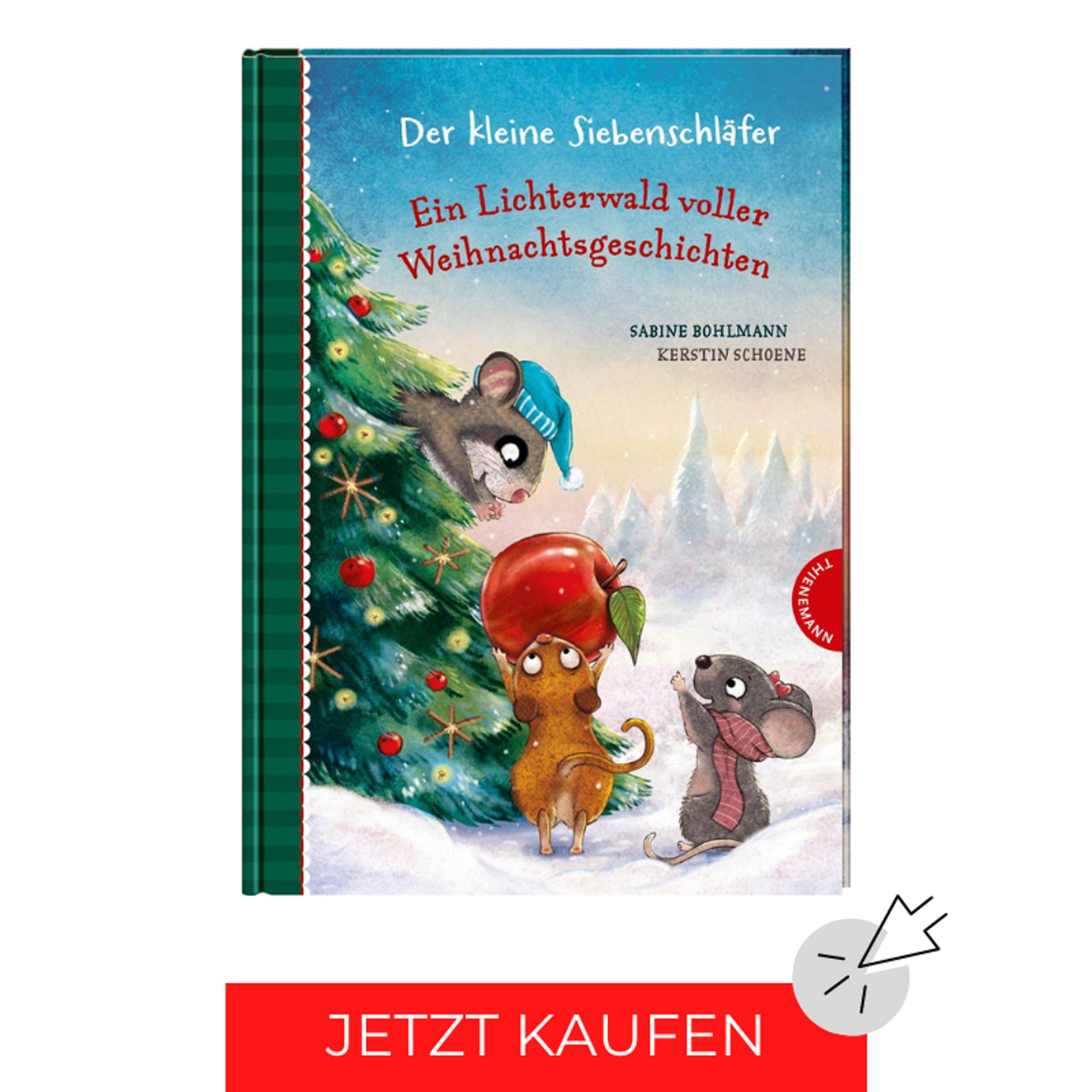Adventskalender-Buch: Der kleine Siebenschläfer: Ein Lichterwald voller Weihnachtsgeschichten 