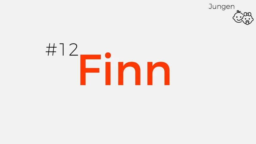 #12 Finn: schwedischer BeinameFinn ist ursprünglich ein schwedischer Beiname für einen Angehörigen des finnischen Volkes. Der Name hat aber auch altirische Wurzeln. Hier wird er mit „der/die Blonde“ übersetzt.
Aber auch ohne blonde Haare und finnische Wurzeln ist der kurze Jungenname eine tolle Wahl für dein Baby.
