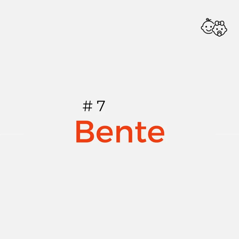 Geschlechtsneutrale Namen: Bente