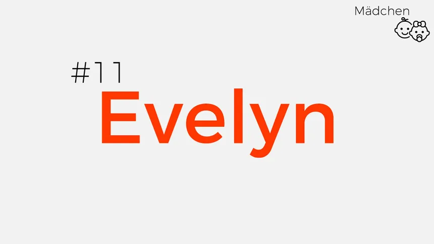 Diese Baby-Namen bleiben für die nächsten 10 Jahre Trend: Evelyn