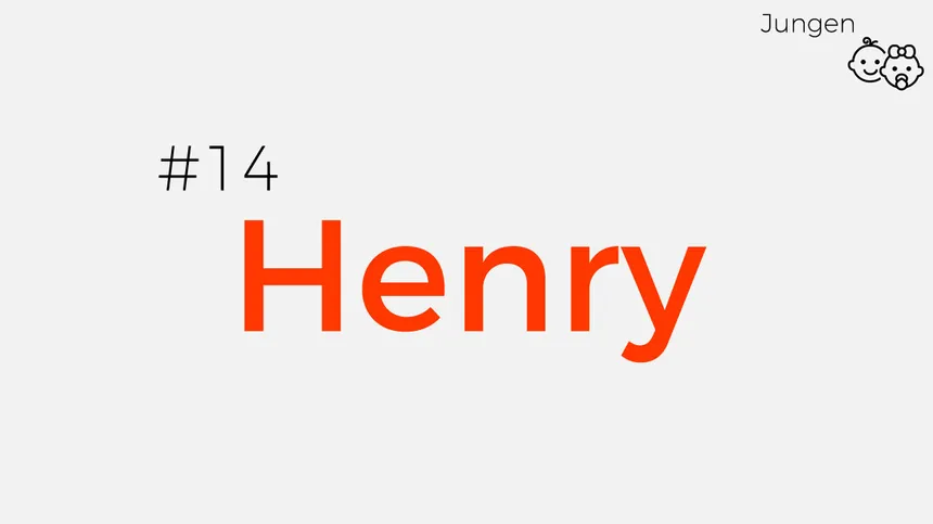 Diese Baby-Namen bleiben für die nächsten 10 Jahre Trend: Henry