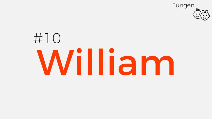 20 wunderschöne royale Baby-Namen: William