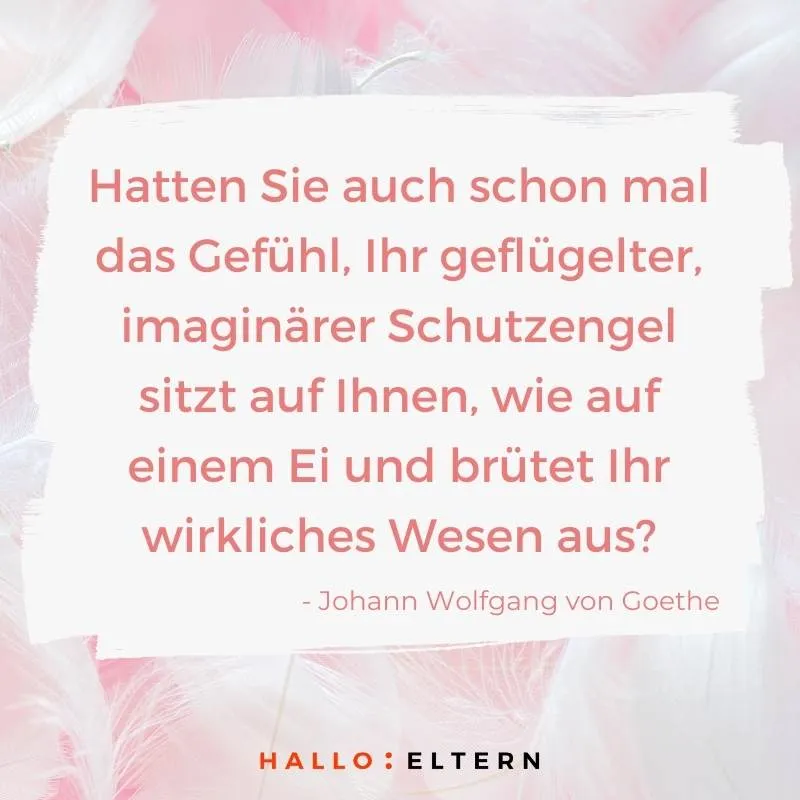 Schutzengel-Spruch von Goethe