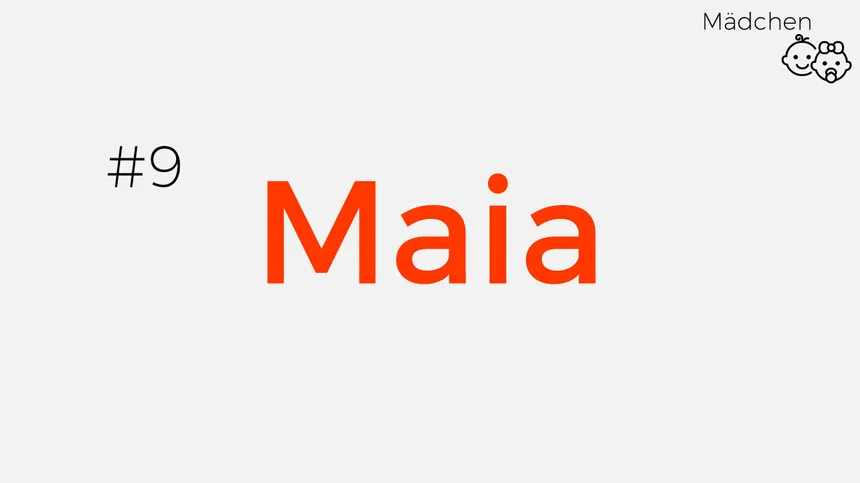 Vornamen mit Mobbing-Potenzial: Maia