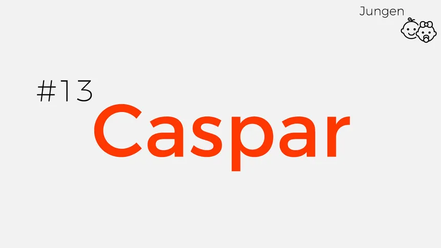 Vornamen mit Mobbing-Potenzial: Caspar