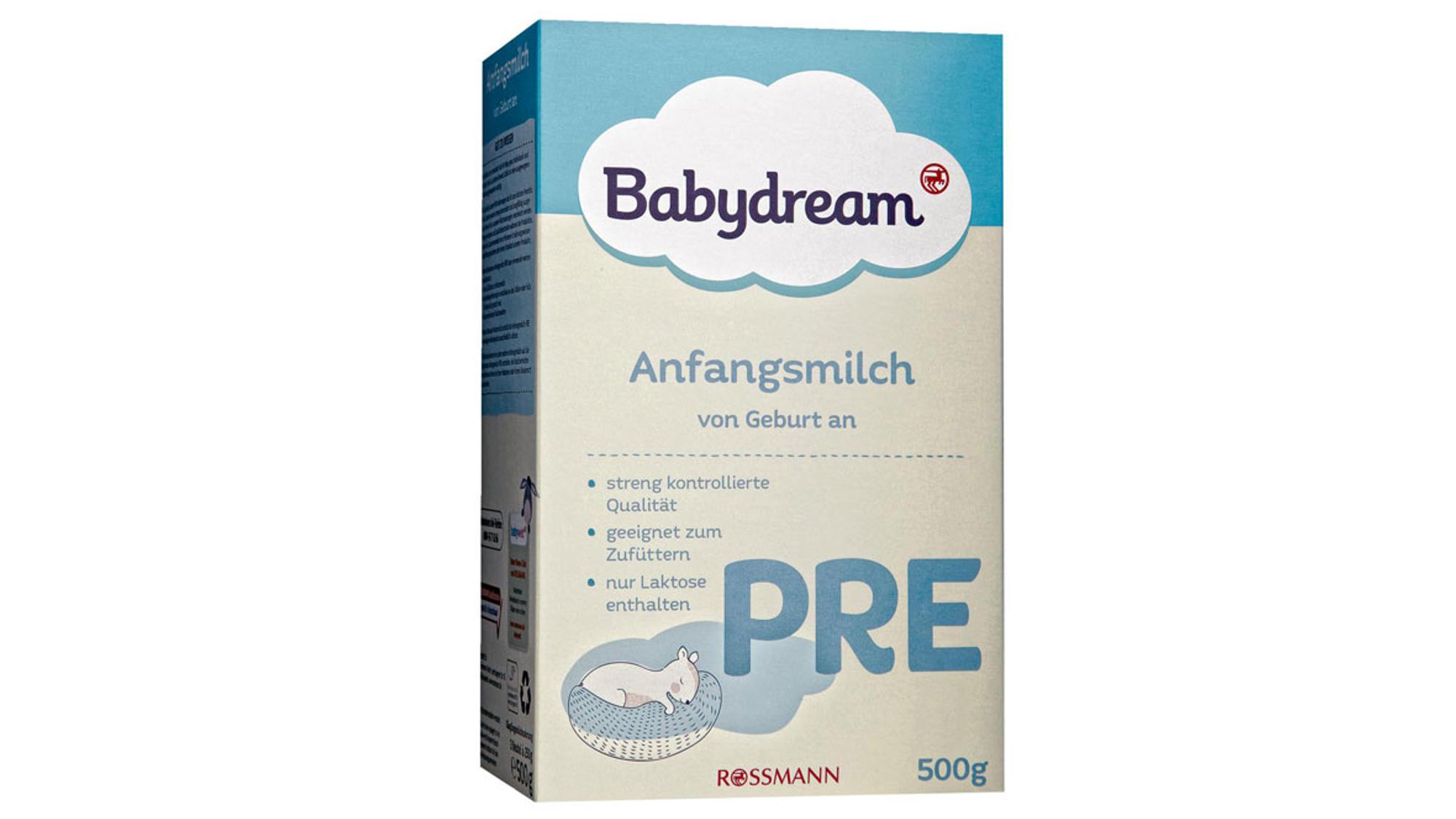 Babydream Anfangsmilch Pre von Rossmann
