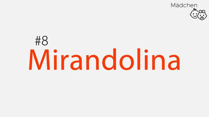 lang und ausgefallen: Mirandolina