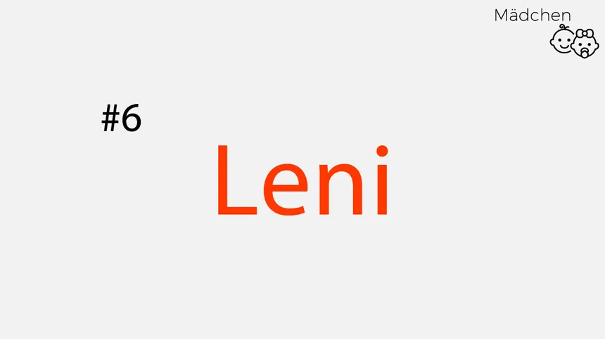 Trendnamen: Leni