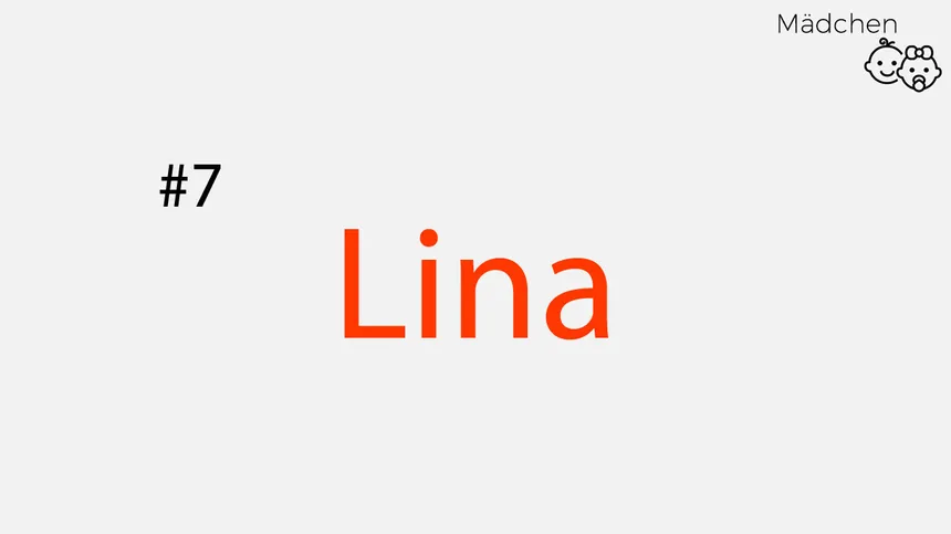 Trendnamen: Lina