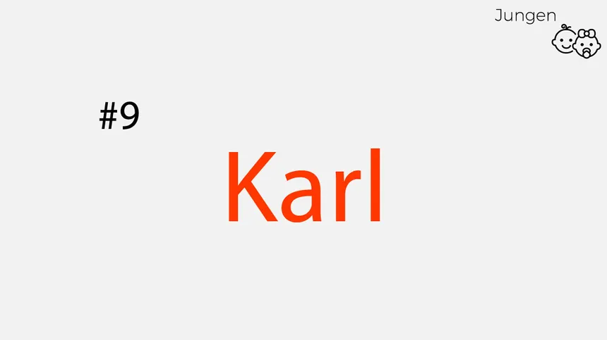Trendnamen: Karl