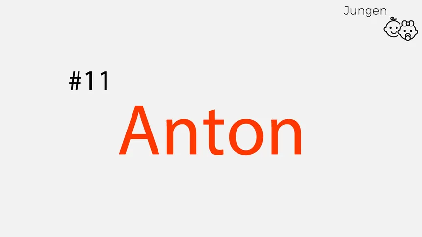 Trendnamen: Anton