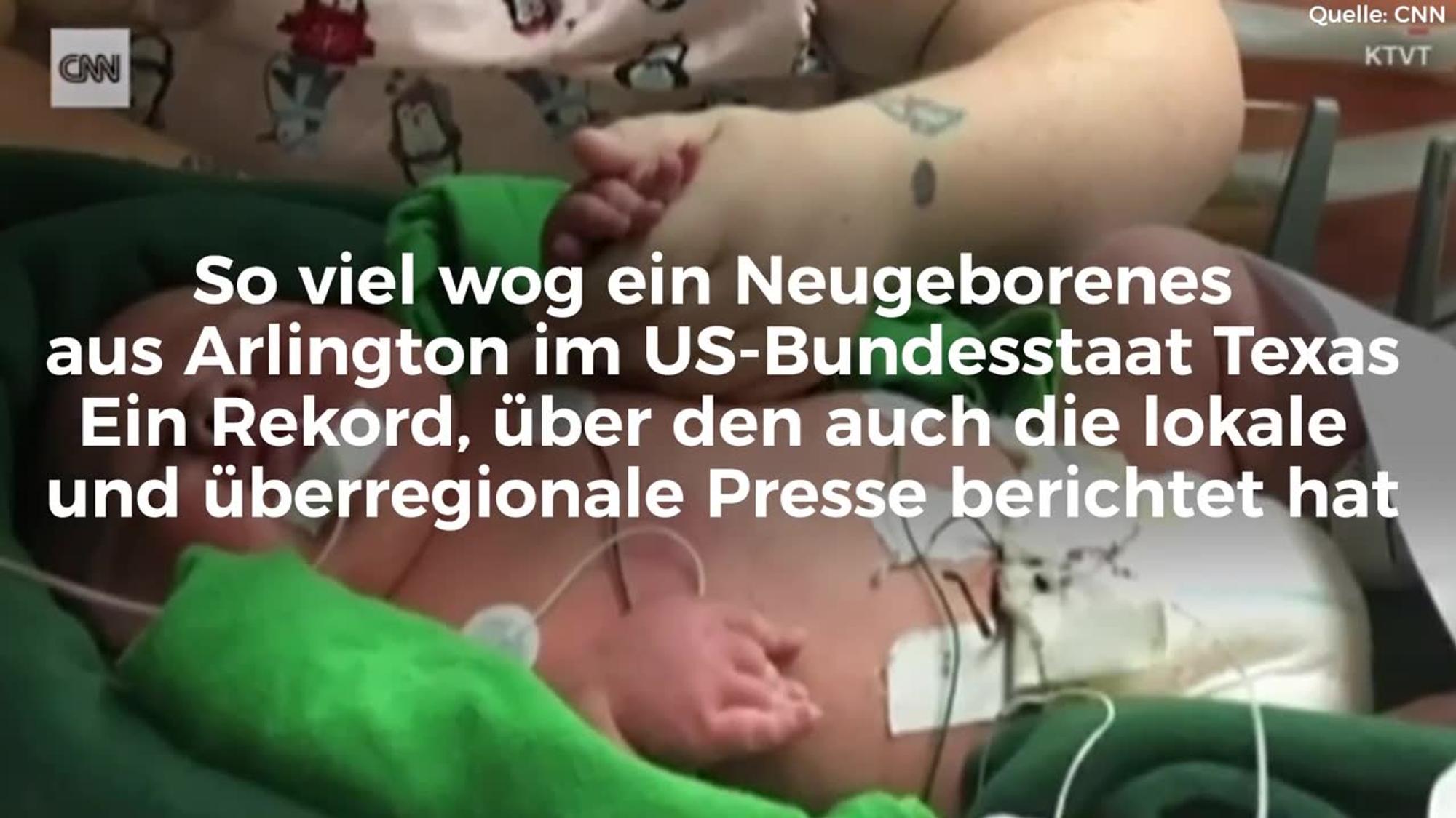 Das sind die schwersten Neugeborenen: Ihr Gewicht ist kein ...