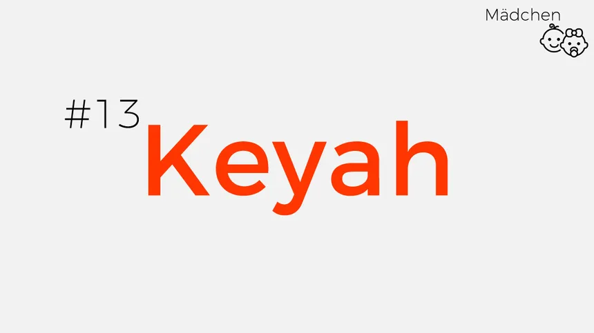 afrikanischer Mädchenname Keyah: Gute Gesundheit