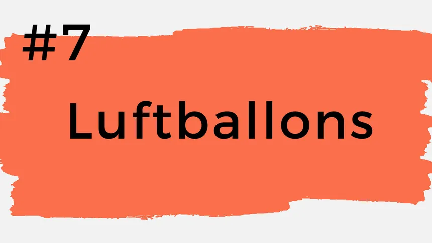 Mitgebsel Kindergeburtstag: Luftballons
