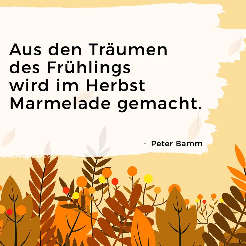 Herbstsprüche und Herbstgedichte - Peter Bamm