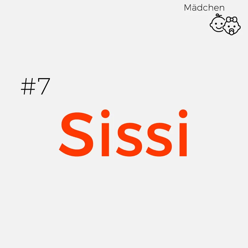 Bairische Vornamen: Sissi