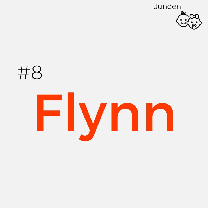 Seltene Jungennamen: Flynn