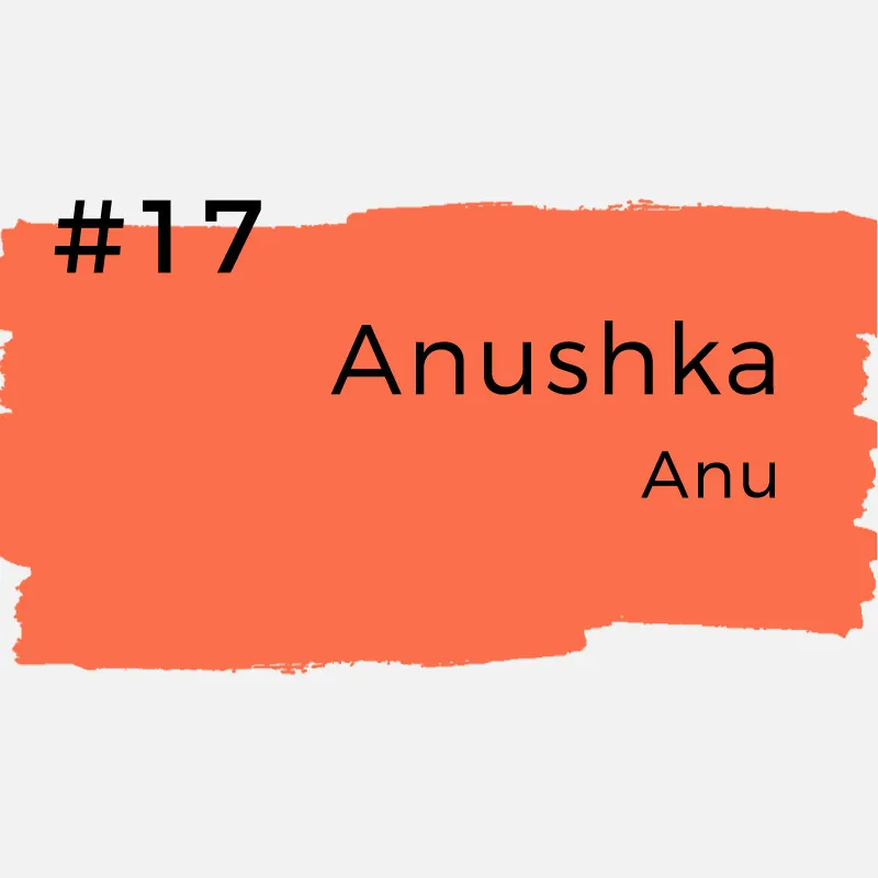 Vornamen mit kreativen Spitznamen - Anuschka