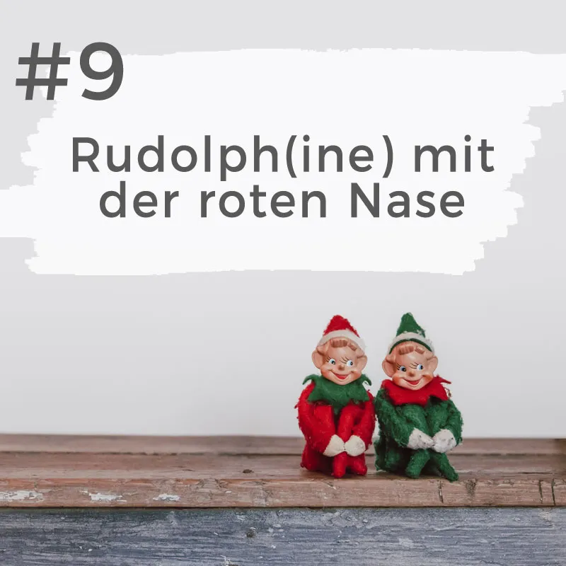 Kuriose Weihnachtsfakten: Rudolph(ine) mit der roten Nase
