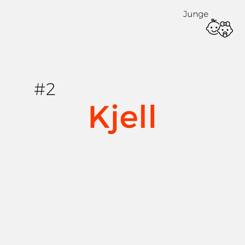 schwedische Vornamen - Kjell