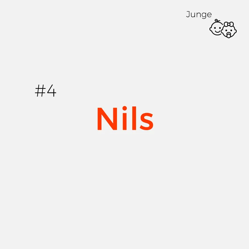 schwedische Vornamen - Nils
