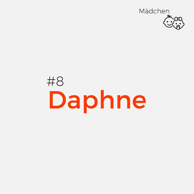 griechische Mädchennamen - daphne