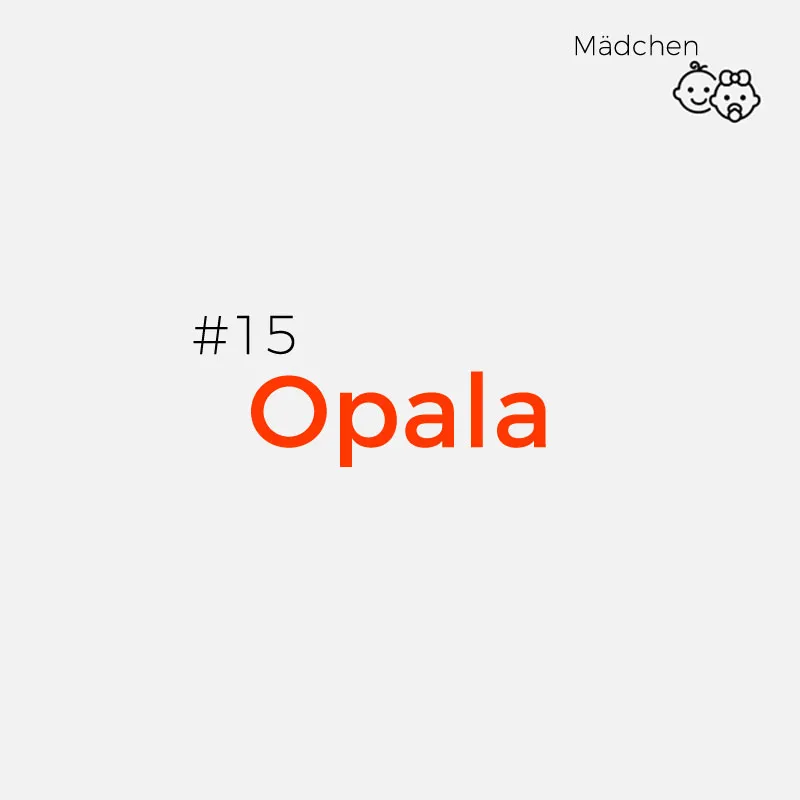 griechische Mädchennamen - opala