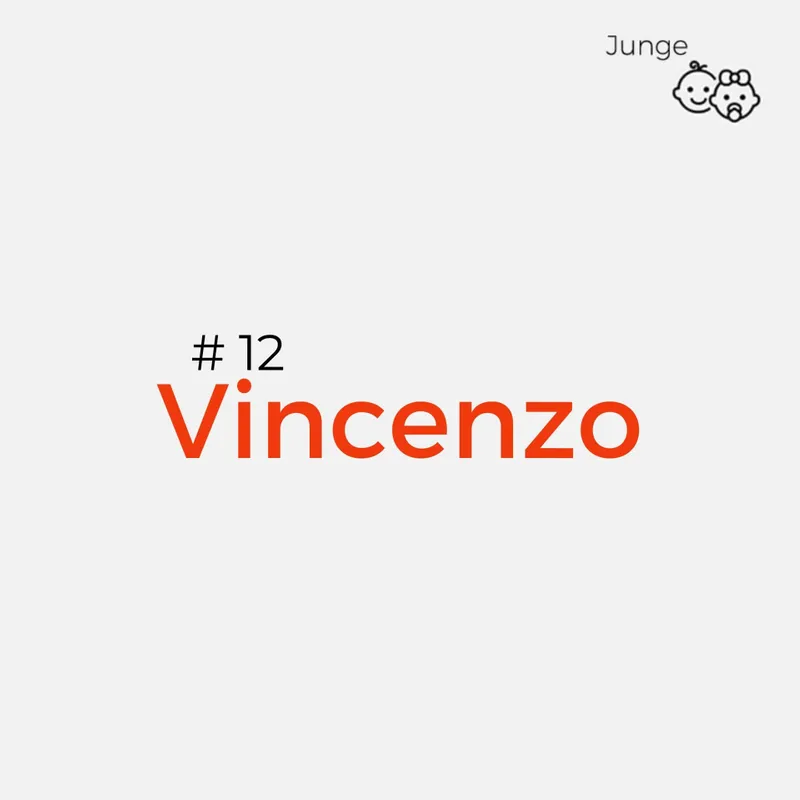Italienische Jungennamen - Vincenzo