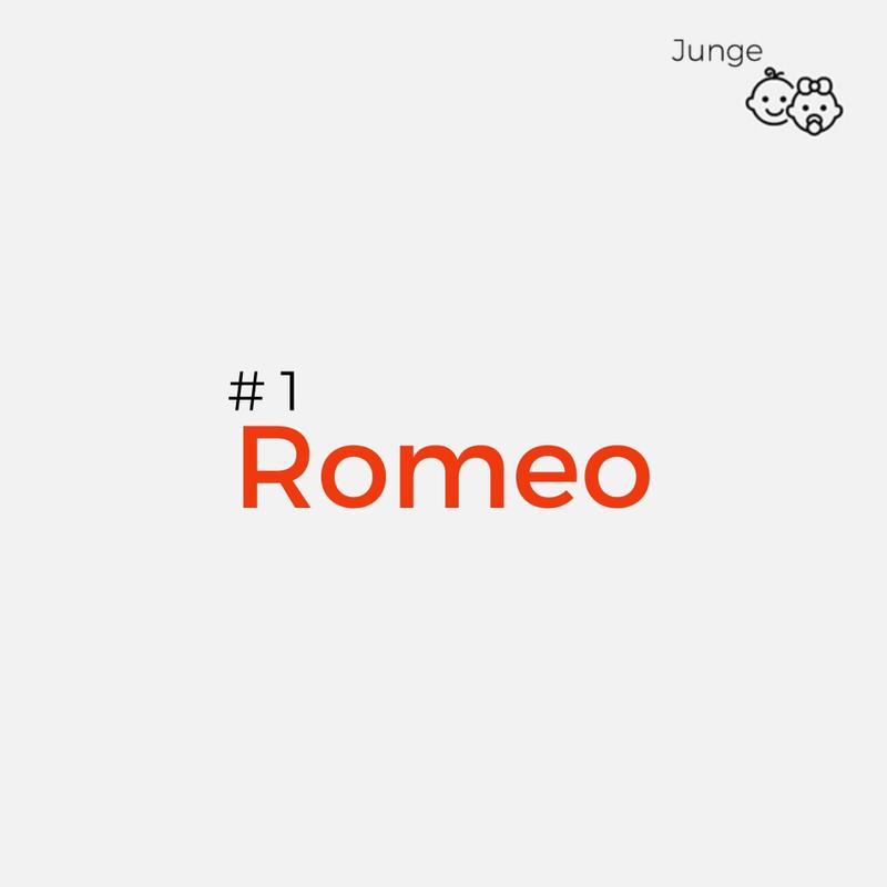 Italienische Jungennamen - Romeo