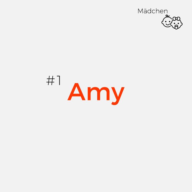 Englische-Mädchennamen-Amy