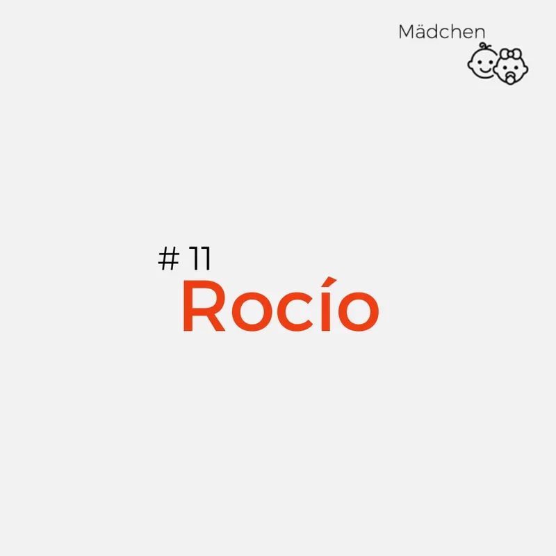 Spanische-Mädchennamen-Rocio