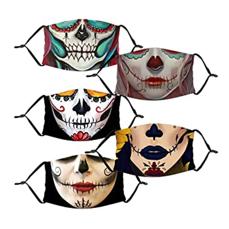 Masken mit Gesichtern