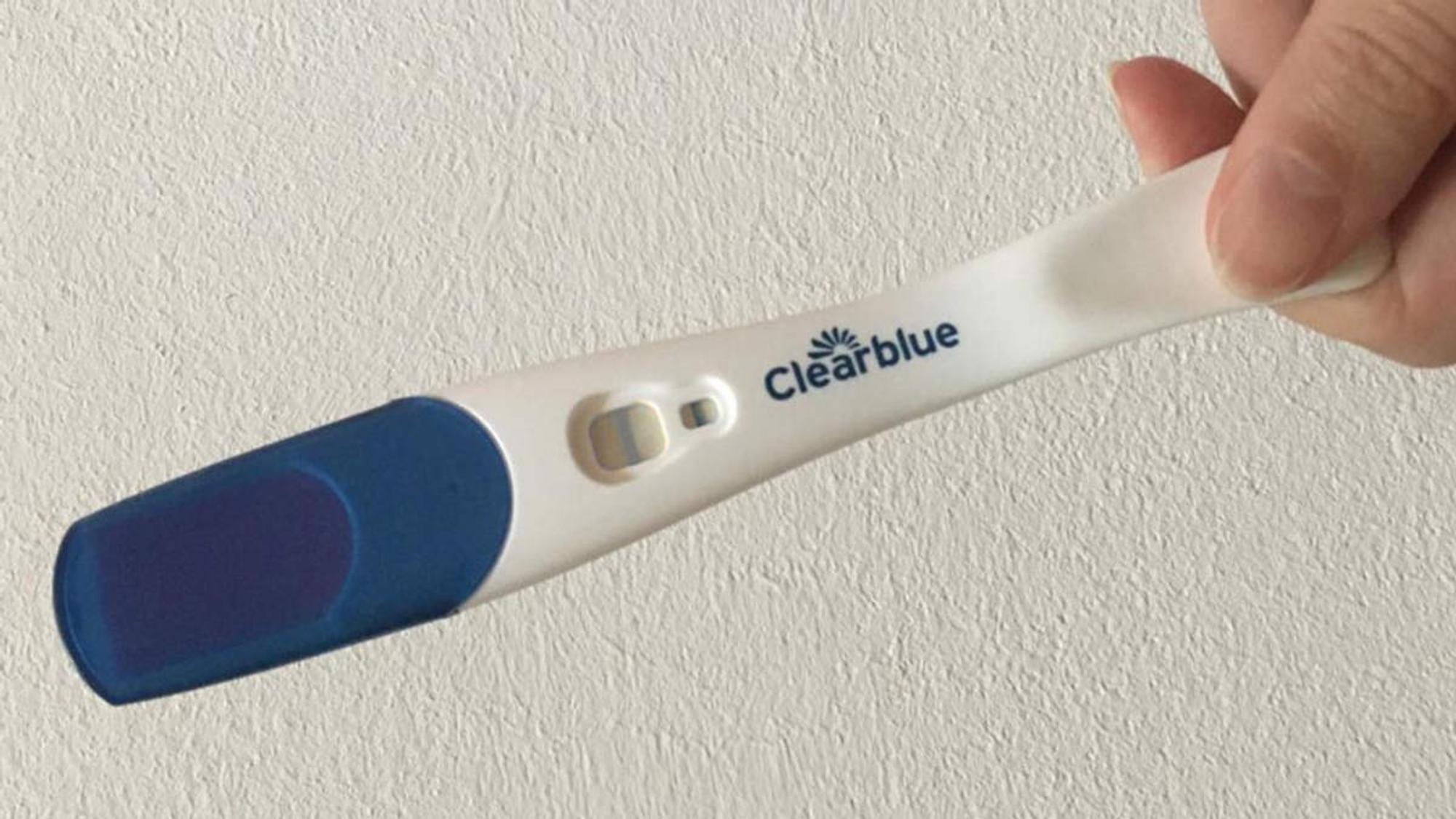 Schwangerschaftstest ganz schwach positiv