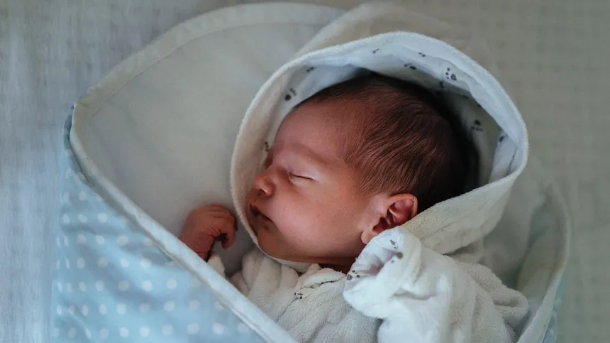 Neugeborene Schlaf: Baby schläft