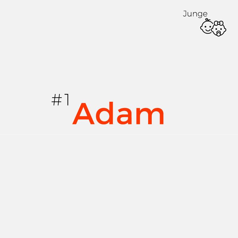 Arabischer Name: Adam