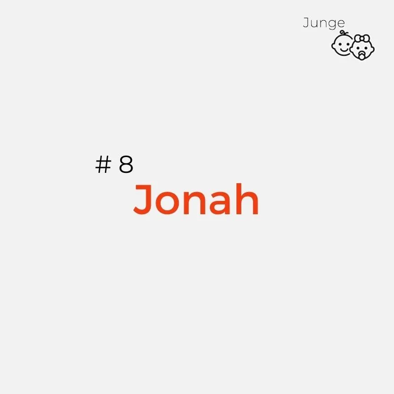 Namen mit Bedeutung Jungs: Jonah