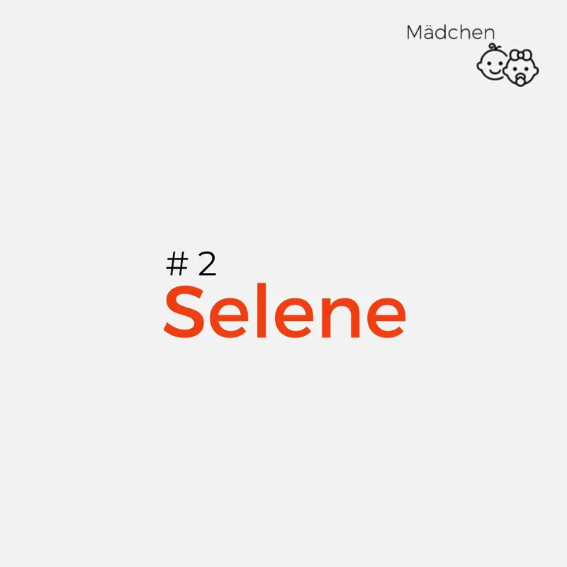 Namen mit Bedeutung Mädchen: Selene
